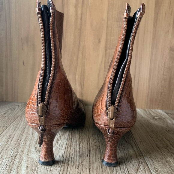 Stuart Weitzman embossed booties - Picture 3 of 5